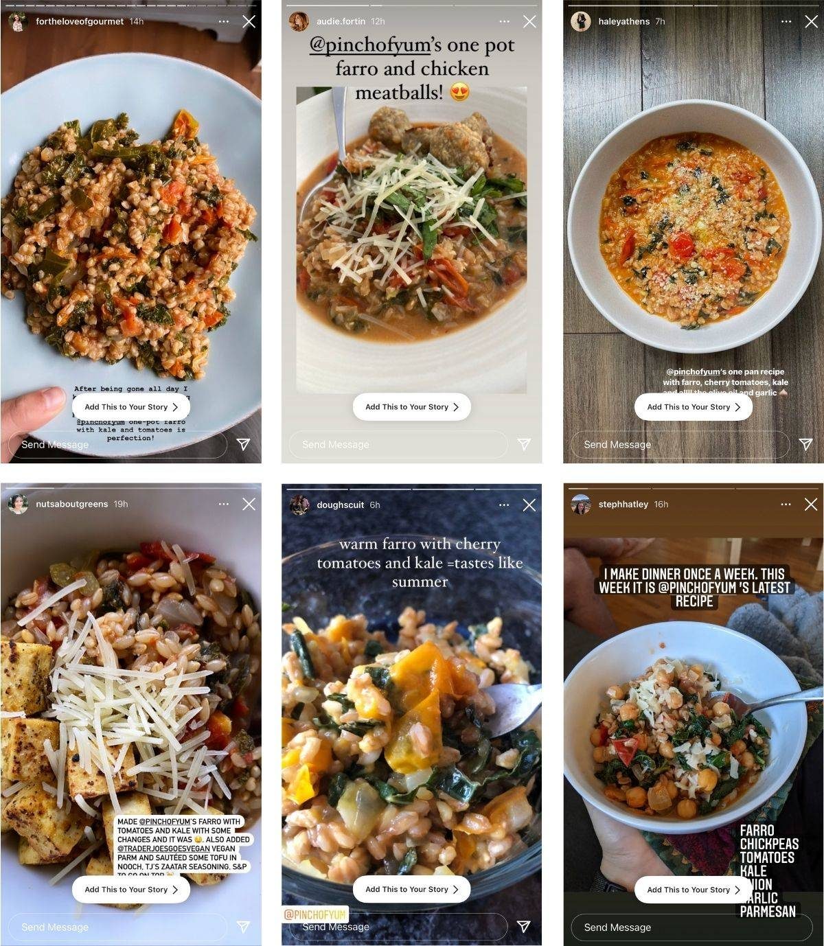 collage of POY readers who made the recipe